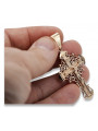 Orthodoxes Goldkreuz ★ russiangold.com ★ Gold 585 333 Niedriger Preis