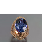 Russe soviétique rose 14k 585 or Alexandrite Rubis Émeraude Saphir Zircon bague vrc031