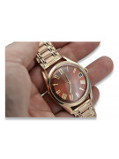 Vintage  rose 14k 585  gold men's watch Poliot vw003r&mbw009r