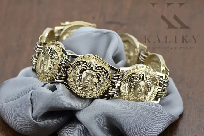 Yellow rose gold bracelet ★ russiangold.com ★ Gold 585 333 Low price