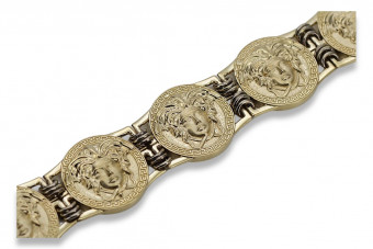 Браслет з жовтого рожевого золота ★ russiangold.com ★ Золото 585 333 Низька ціна