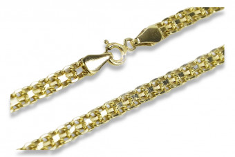 Italian yellow 14k gold chain cc095y