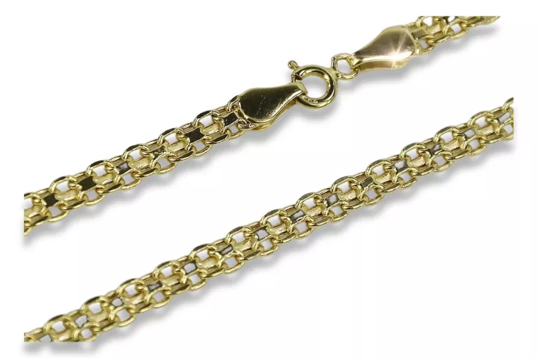 Yellow rose gold chain ★ russiangold.com ★ Gold 585 333 Low price