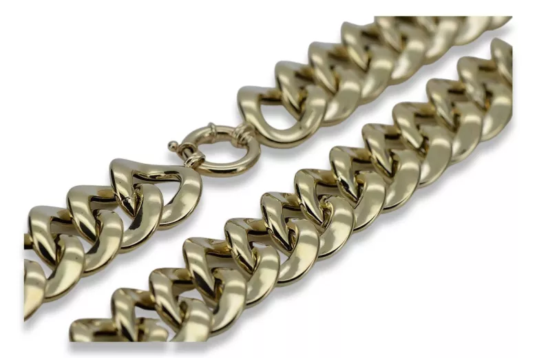 Yellow rose gold chain ★ russiangold.com ★ Gold 585 333 Low price