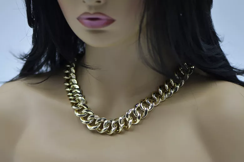 Yellow rose gold chain ★ russiangold.com ★ Gold 585 333 Low price