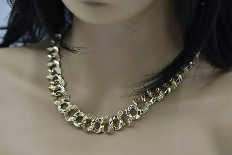 Yellow rose gold chain ★ russiangold.com ★ Gold 585 333 Low price