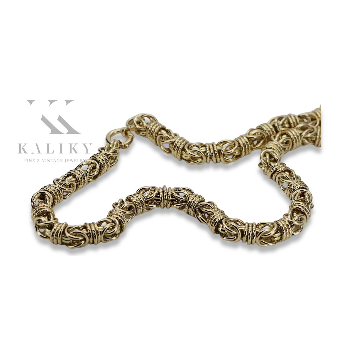 Yellow rose gold chain ★ russiangold.com ★ Gold 585 333 Low price