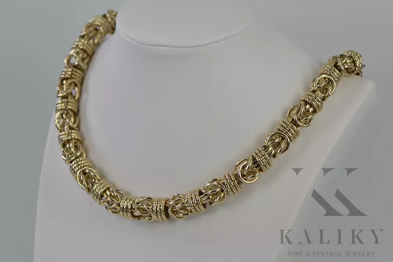 Yellow rose gold chain ★ russiangold.com ★ Gold 585 333 Low price