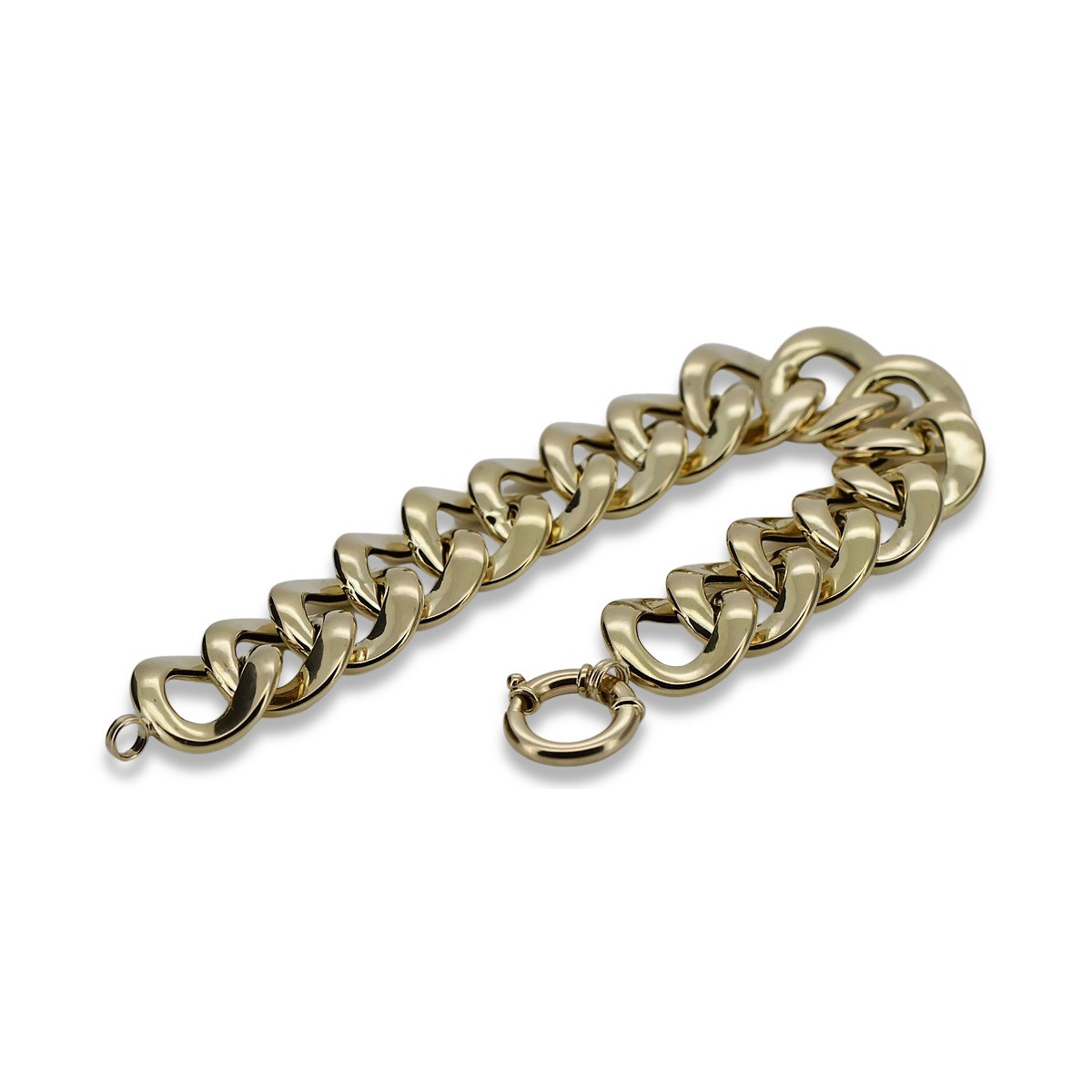 Yellow rose gold bracelet ★ russiangold.com ★ Gold 585 333 Low price