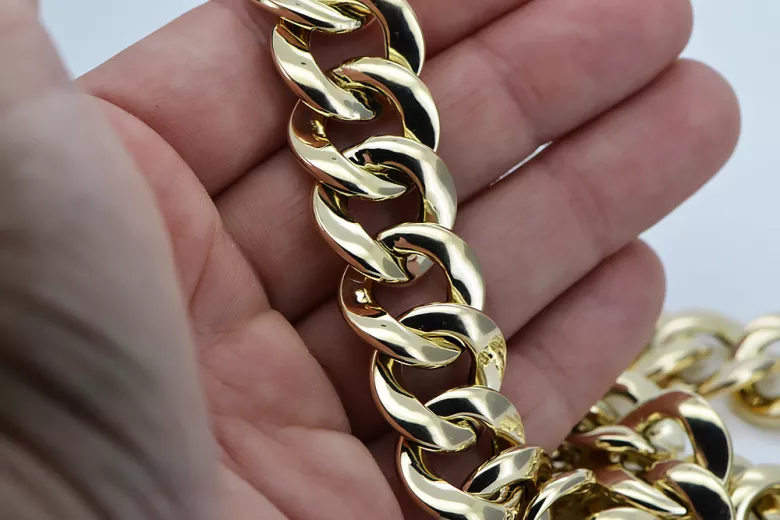 Yellow rose gold bracelet ★ russiangold.com ★ Gold 585 333 Low price