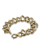 Bracelet ★ en or rose jaune russiangold.com ★ Or 585 333 Prix bas