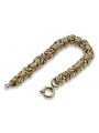 Yellow rose gold bracelet ★ russiangold.com ★ Gold 585 333 Low price