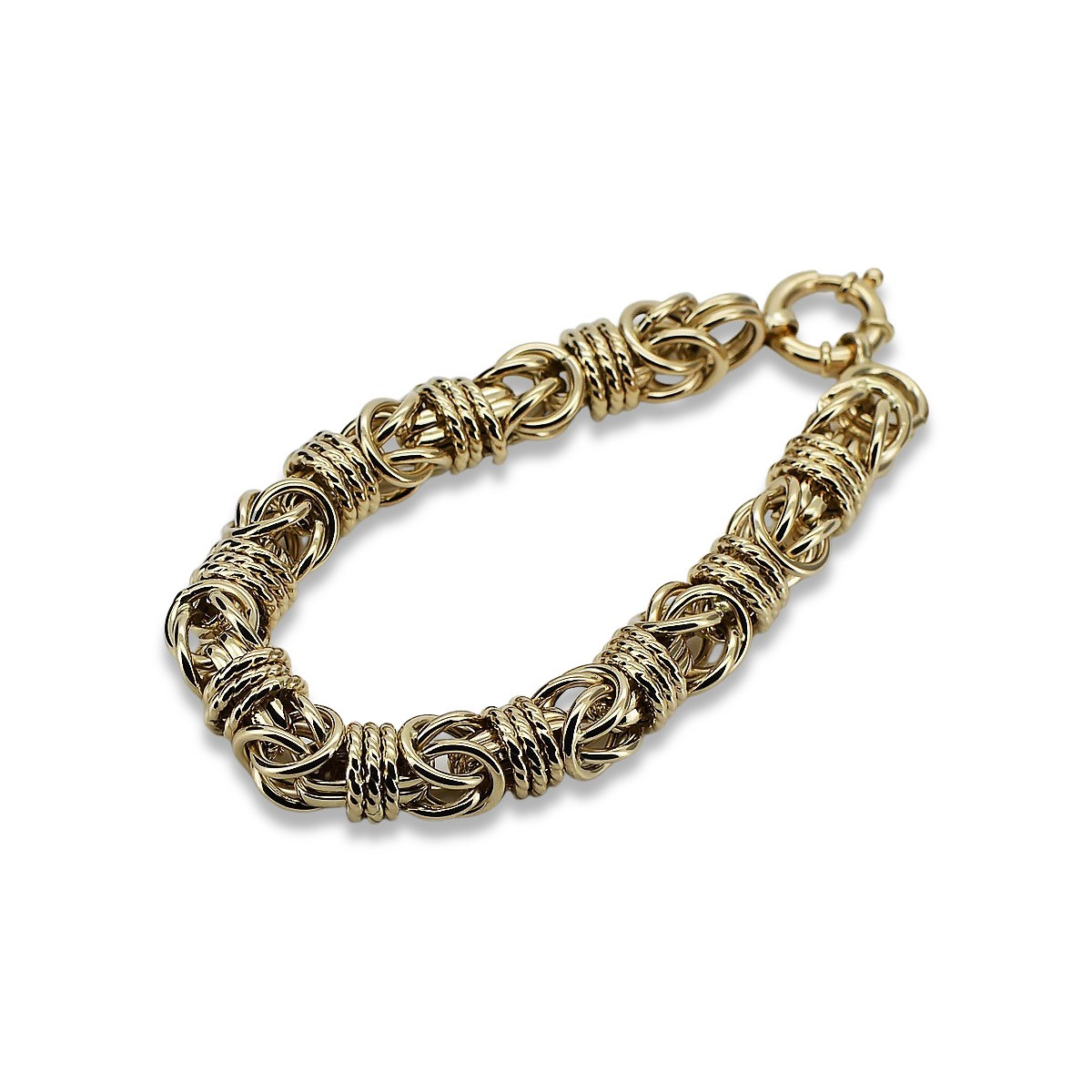 Pulsera ★ de oro rosa amarillo russiangold.com ★ Oro 585 333 Precio bajo