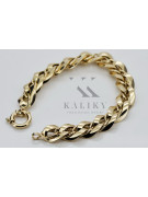 Yellow rose gold bracelet ★ russiangold.com ★ Gold 585 333 Low price