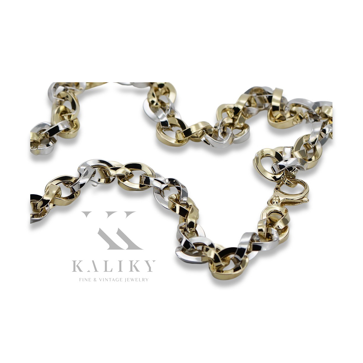 Yellow rose gold chain ★ russiangold.com ★ Gold 585 333 Low price