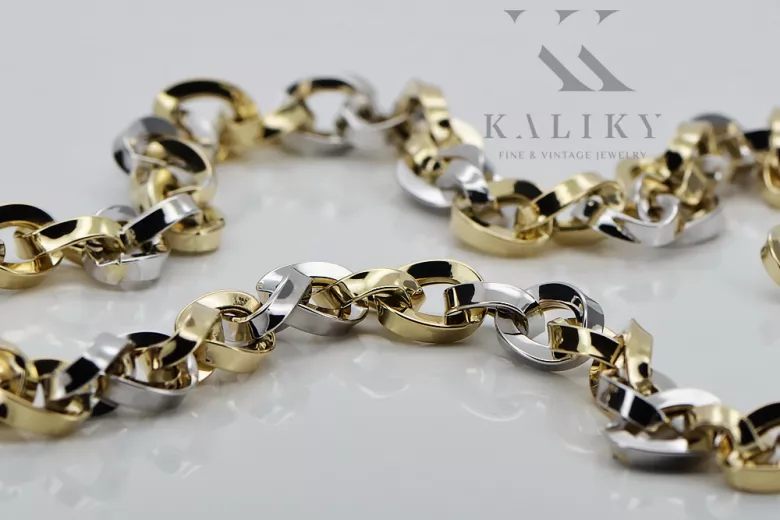 Yellow rose gold chain ★ russiangold.com ★ Gold 585 333 Low price