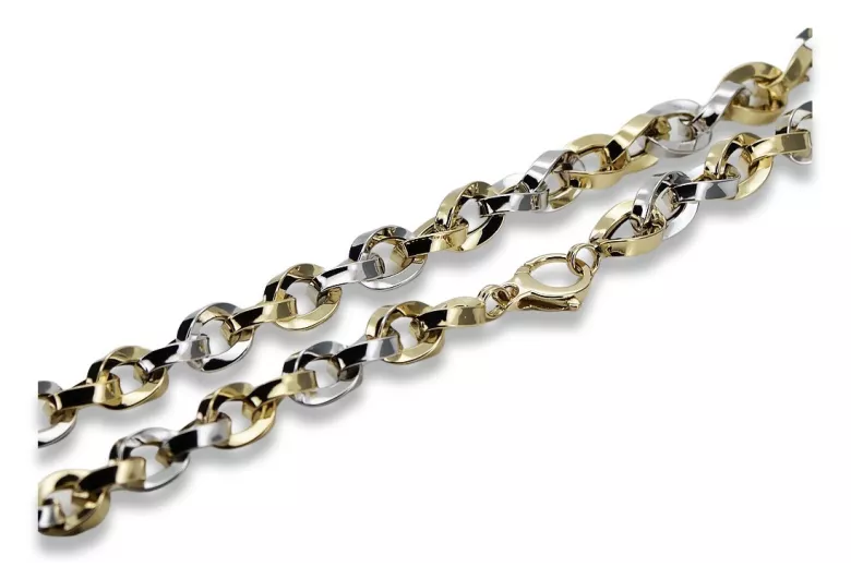 Yellow rose gold chain ★ russiangold.com ★ Gold 585 333 Low price