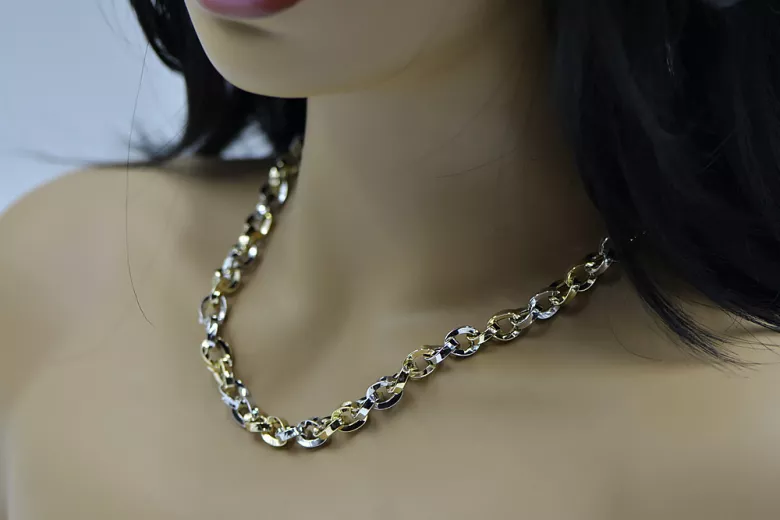 Yellow rose gold chain ★ russiangold.com ★ Gold 585 333 Low price