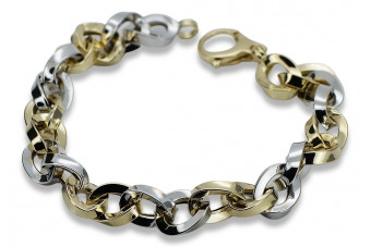 Gelb Roségold Armband ★ russiangold.com ★ Gold 585 333 Niedriger Preis