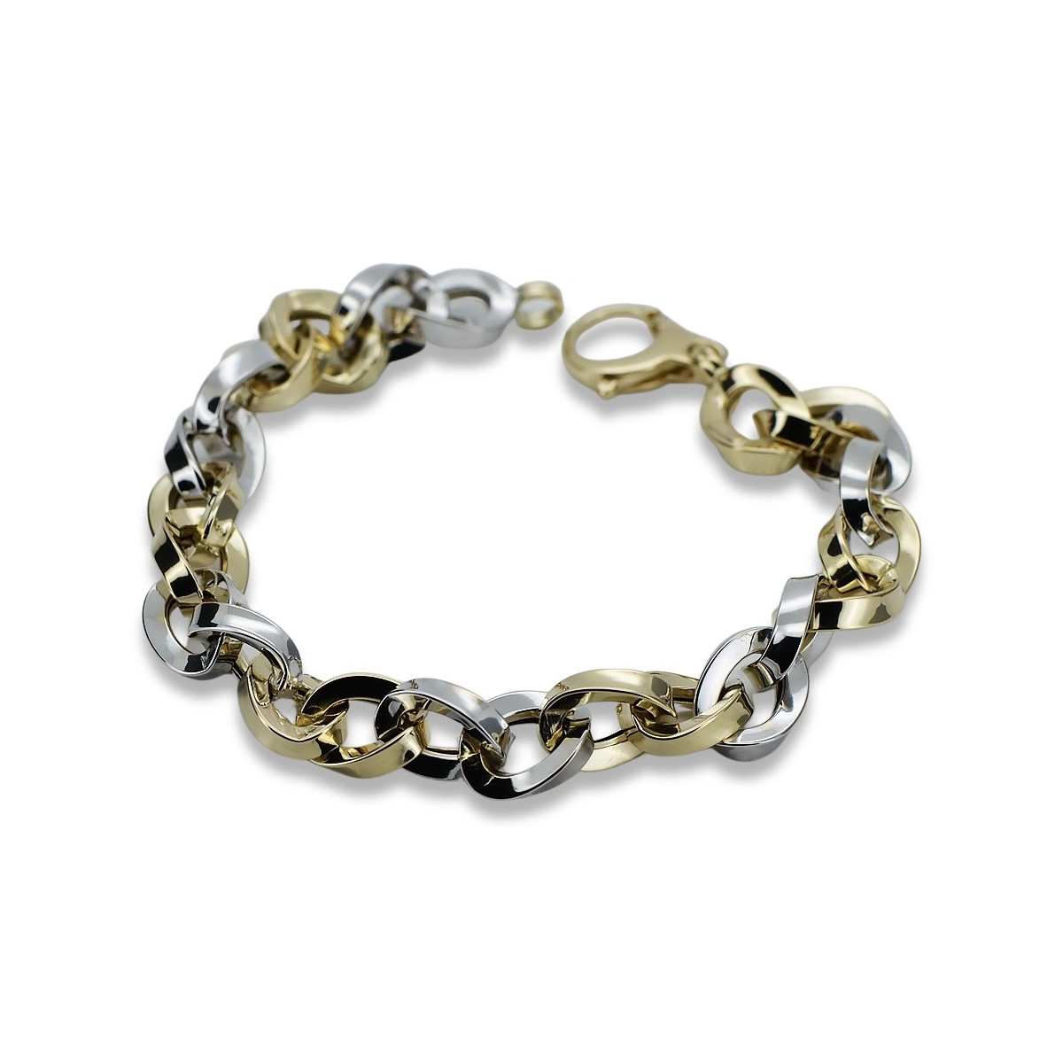 Bracelet ★ en or rose jaune russiangold.com ★ Or 585 333 Prix bas