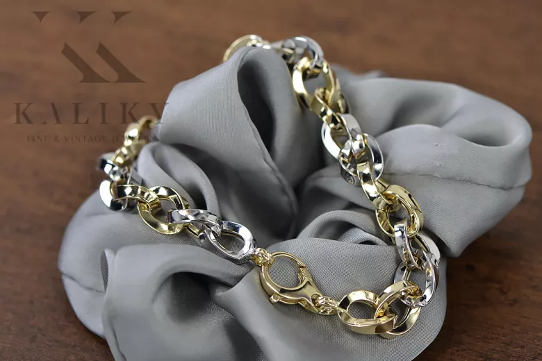 Bracelet ★ en or rose jaune russiangold.com ★ Or 585 333 Prix bas