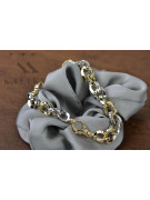 Yellow rose gold bracelet ★ russiangold.com ★ Gold 585 333 Low price