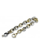 Yellow rose gold bracelet ★ russiangold.com ★ Gold 585 333 Low price