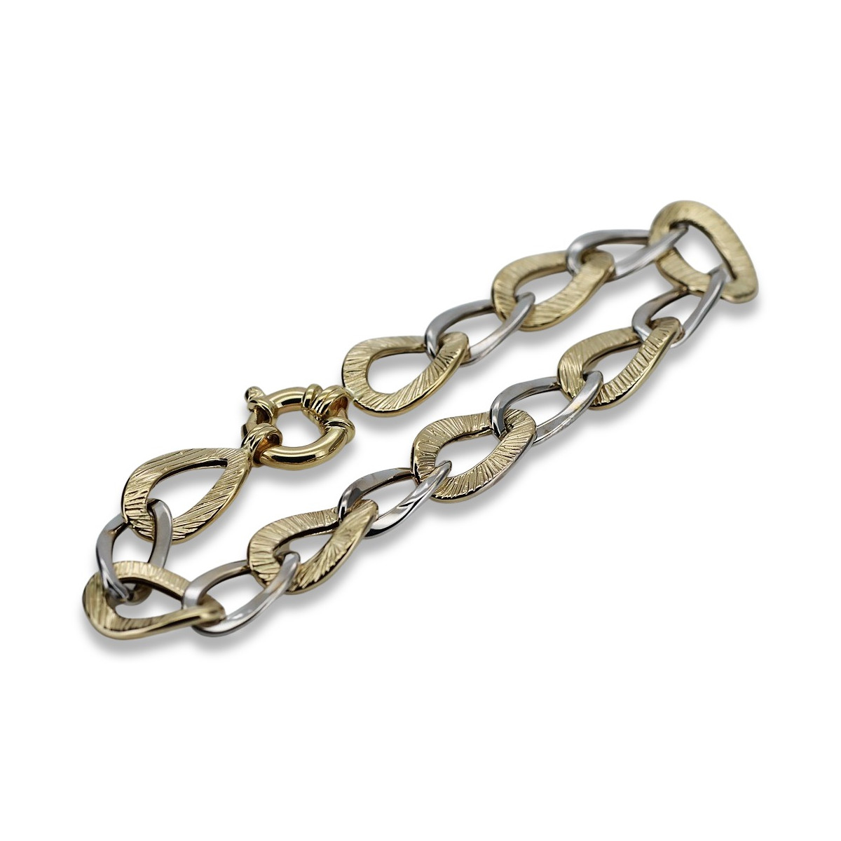 Yellow rose gold bracelet ★ russiangold.com ★ Gold 585 333 Low price