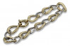 Yellow 14k 585 gold bracelet Fantazy Pancerka cfb025yw