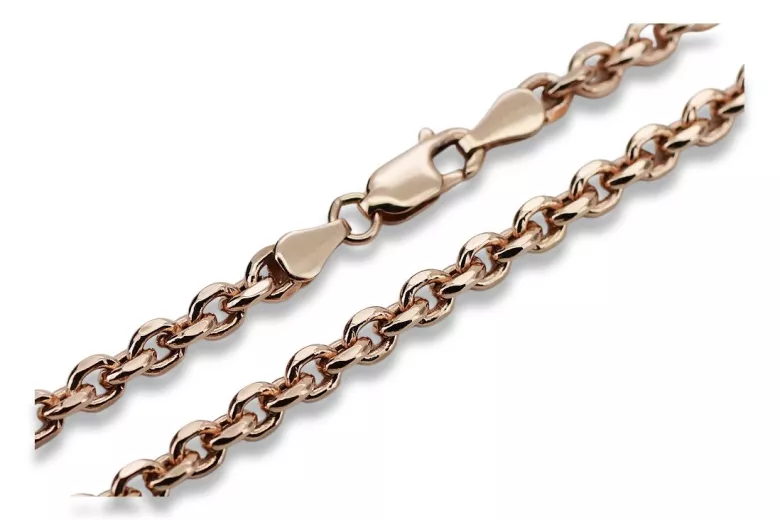 Yellow rose gold chain ★ russiangold.com ★ Gold 585 333 Low price