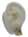 Boucles d’oreilles en or russiangold.com ★ Échantillon d’or ★ 585 333 Prix bas!