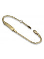 Gelb Roségold Armband ★ russiangold.com ★ Gold 585 333 Niedriger Preis