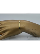 Yellow rose gold bracelet ★ russiangold.com ★ Gold 585 333 Low price