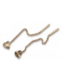 Gold Ohrringe ★ zlotychlopak.pl ★ Gold Probe 585 333 Niedriger Preis!