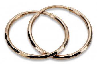 Золоті сережки ★ zlotychlopak.pl ★ Золотий зразок 585 333 Низька ціна!