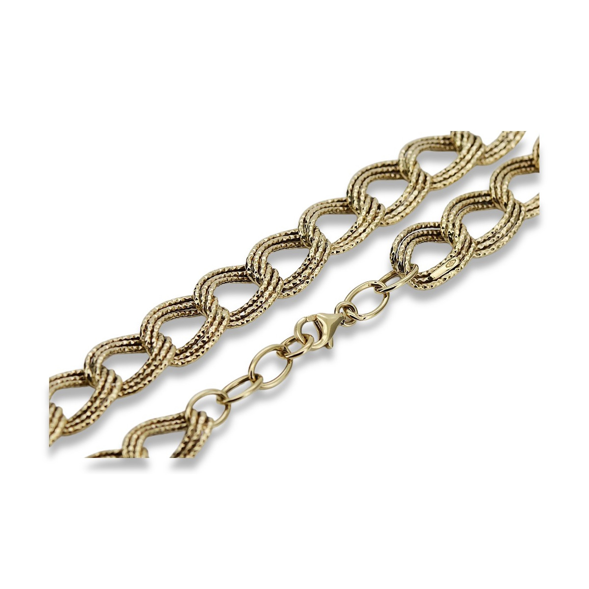 Yellow rose gold chain ★ russiangold.com ★ Gold 585 333 Low price