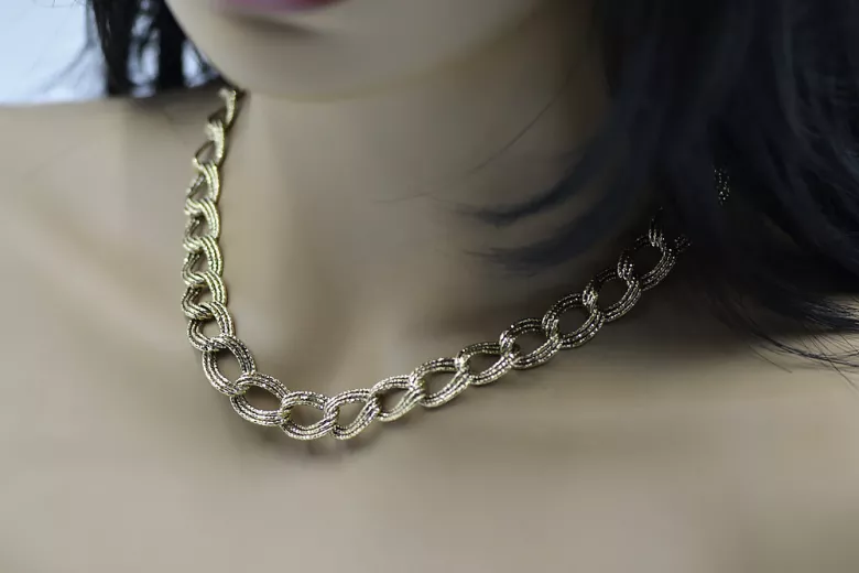 Yellow rose gold chain ★ russiangold.com ★ Gold 585 333 Low price