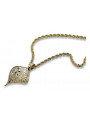 Gold pendant pendant ★ zlotychlopak.pl ★ Gold hallmark 585 333 low price