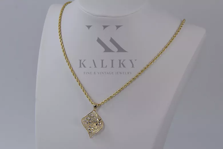 Gold pendant pendant ★ zlotychlopak.pl ★ Gold hallmark 585 333 low price