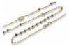 Italian 14k gold rosary Dolce Gabbana chain rcc001ywr