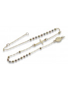 Italian 14k gold rosary chain "Dolce Gabbana" rcc002ywr