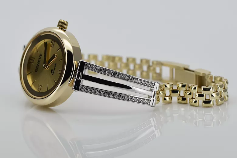 Reloj ★ de oro para damas zlotychlopak.pl Pureza de oro 585 333 ¡★ Precio bajo!