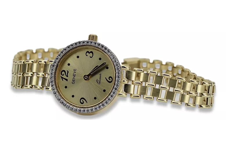 Reloj ★ de oro para damas zlotychlopak.pl Pureza de oro 585 333 ¡★ Precio bajo!