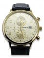 Yellow 14k 585 gold men's watch Geneve mw005y