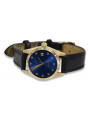 Gold men's watch Geneve ★ zlotychlopak.pl ★ Gold purity 585 333 Low Price!