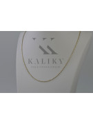 Yellow rose gold chain ★ russiangold.com ★ Gold 585 333 Low price