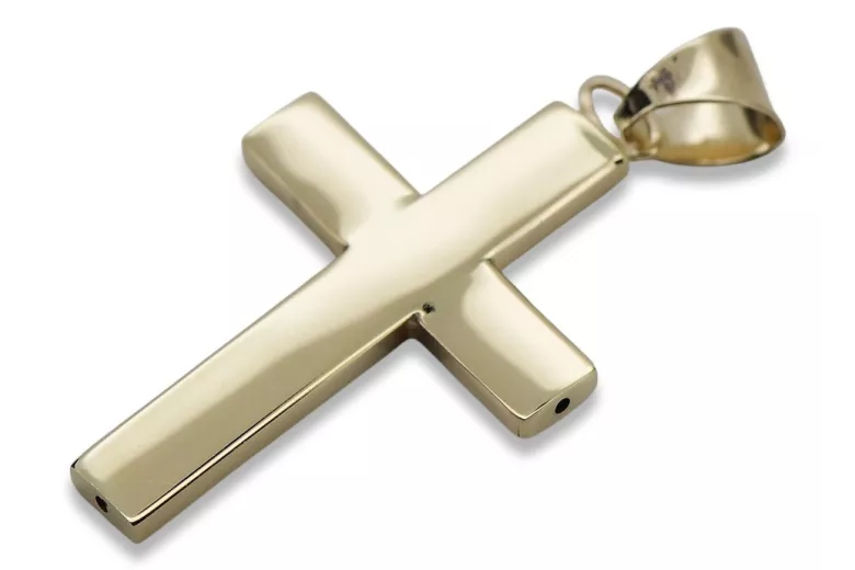 Cruz ★ Católica de Oro russiangold.com ★ Oro 585 333 Precio bajo