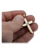 Golden Catholic Cross ★ russiangold.com ★ Gold 585 333 Low price