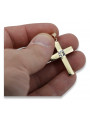 Golden Catholic Cross ★ russiangold.com ★ Gold 585 333 Low price