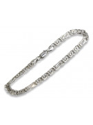 copie du bracelet italien en or jaune blanc 14 carats cb093yw